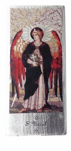 Archanioł Uriel - ikona ręcznie srebrzona