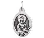 Medalik srebrny z wizerunkiem Św. Macieja - laser