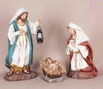 Figury do szopki Bożonarodzeniowej - Święta Rodzina  (41CM)