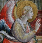 Ikona na drewnie Anioł Stróż L-15