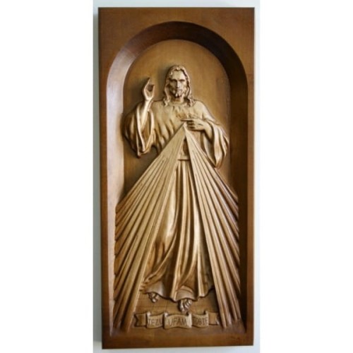 płaskorzeźba Miłosierdzie Boże