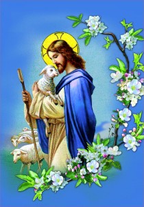 Witraż - ozdoba na Wielkanoc - Chrystus