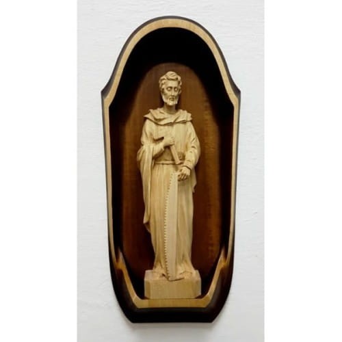 Płaskorzeźba drewniana św. Józef-1