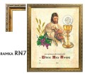 Obrazek pierwszokomunijny z ramką RN7-7