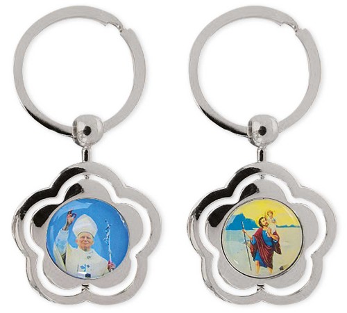 brelok metalowy obrotowy