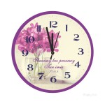 Zegar SŁAWIMY BEZ PRZERWY TWE IMIĘ – kwiaty