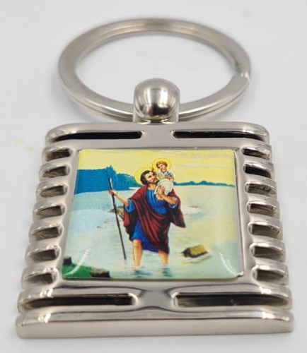 Brelok metalowy św. Krzysztof