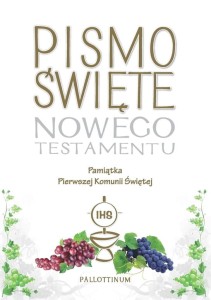 PISMO ŚWIĘTE NOWEGO TESTAMENTU Z ILUSTRACJAMI Pamiątka Pierwszej Komunii Świętej