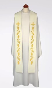 Stuła kapłańska- kremowa 4-337-1