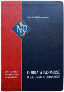 Nowy Testament NPD, okładka kolor, bez paginatorów.