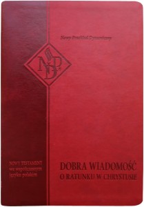 Nowy Testament NPD, czerwona, bez paginatorów.