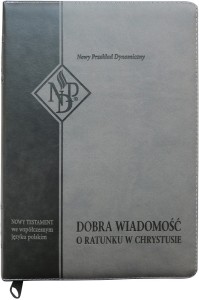 Nowy Testament NPD, szara, suwak i paginatory