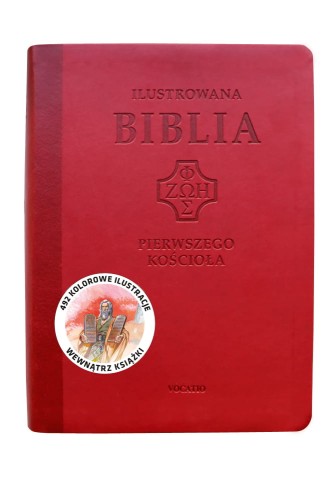 Ilustrowana Biblia pierwszego Kościoła okładka czerwona-1