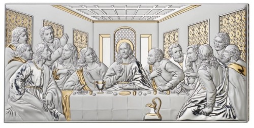 OBRAZ ZE SREBRA OSTATNIA WIECZERZA