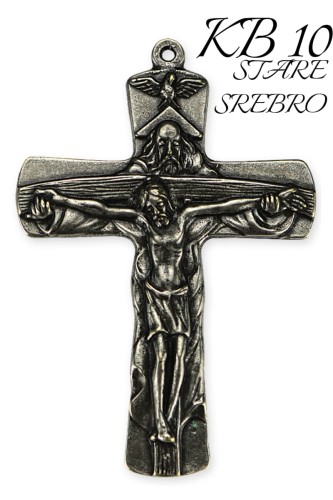 KRZYŻ DLA BIERZMOWANYCH -STARE SREBRO