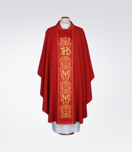 Ornat czerwony IHS 1-322-22