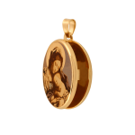 Wizerunek ze złota Matki Boskiej z Dzieciątkiem - próba 585