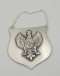 Ryngraf srebrny Orzeł z Matką Bożą Częstochowską