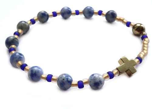 różaniec z jaspisu