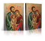 Ikona z certyfikatem - Święta Rodzina