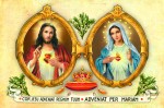Serce Jezusa i Serce Maryi - Obrazek jednostronny