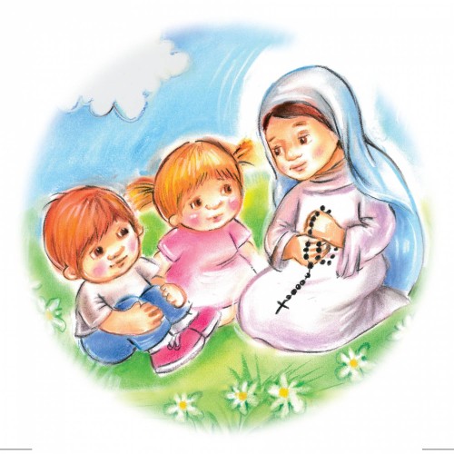 Naklejka papierowa Aniołek