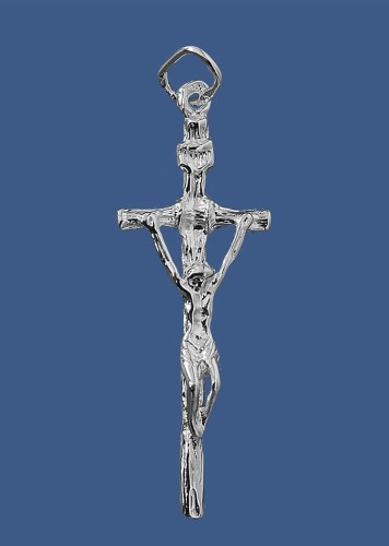 krzyżyk papieski ze srebra