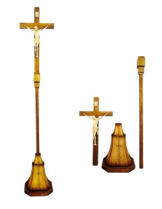 Krzyż procesyjny drewniany 23/P3
