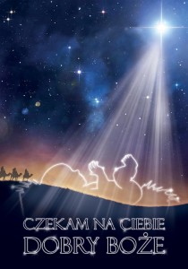 Plakat Adwentowy - Czekamy na ciebie dobry Boże 