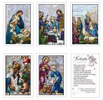 Obrazki kolędowe - mix wzorów - paczka 100 szt. - kolęda