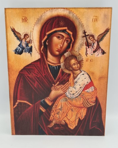 Ikona na drewnie - Matka Boska Nieustającej Pomocy