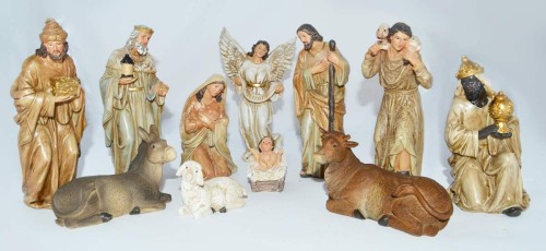 figurki do szopki 11 elementów - 15 cm