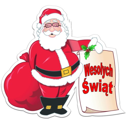 Magnes Świąteczny Św. Mikołaj