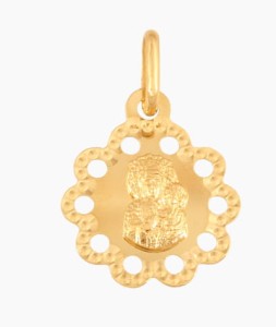 Medalik z wizerunkiem Matki Boskiej Częstochowskiej