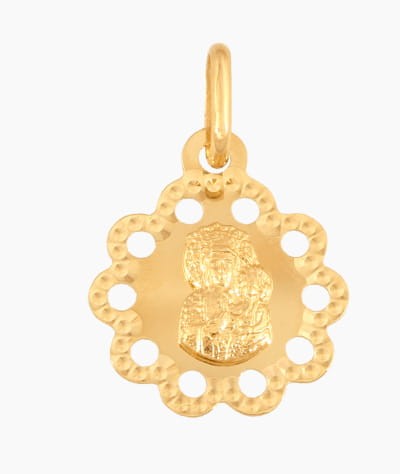 Medalik z wizerunkiem Matki Boskiej Częstochowskiej