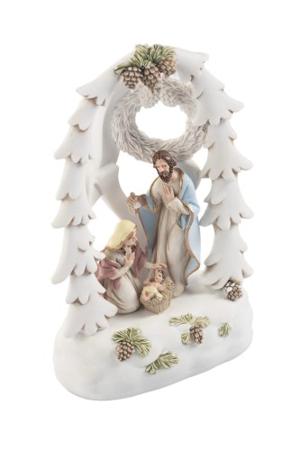 szopka z podświetleniem