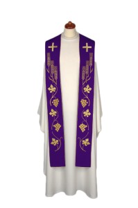 STUŁA fioletowa - eucharystyczna 4-171-4