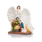 Szopka bożonarodzeniowa z aniołem 