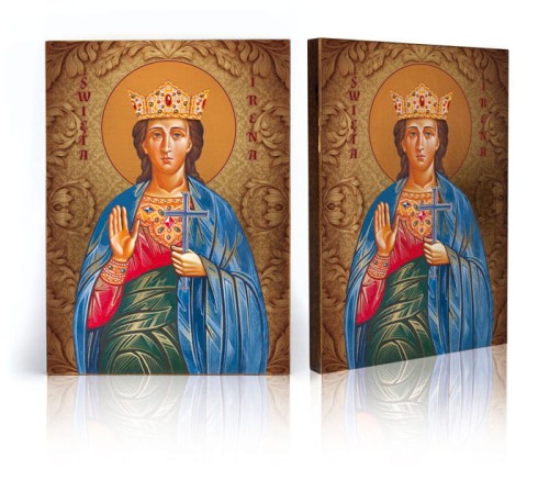 IKONA Z CERTYFIKATEM ŚWIĘTA IRENA