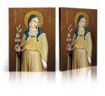 IKONA Z CERTYFIKATEM ŚWIĘTA KLARA