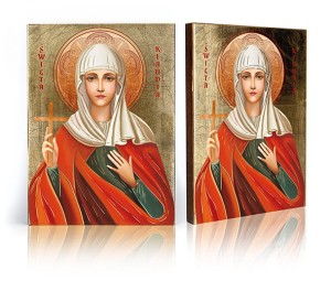 IKONA Z CERTYFIKATEM ŚWIĘTA KLAUDIA