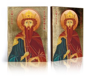 Ikona z certyfikatem - Święty Sławomir