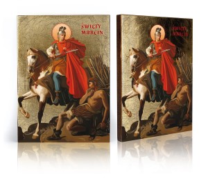 Ikona z certyfikatem - Święty Marcin