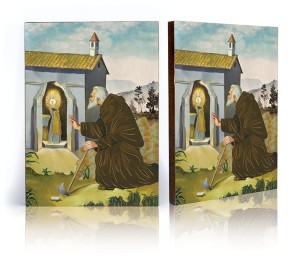 Ikona z certyfikatem - Święty Gracjan