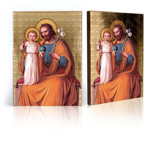 ikona Św. Józef z dzieciątkiem