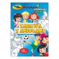 Zabawa z aniołami. Kolorowanka z zabawami-2