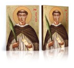 Ikona z certyfikatem - Święty Artur