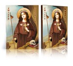 Ikona z certyfikatem - Święta Rozalia