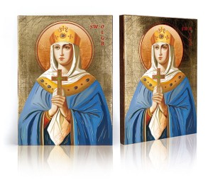 Ikona z certyfikatem - Święta Olga