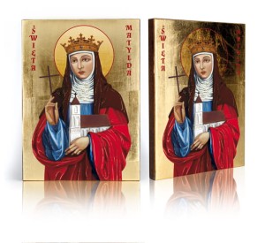 Ikona z certyfikatem - Święta Matylda